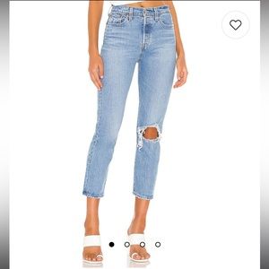 Levi’s Wedgie Fit Straight Leg Jeans (Tango Fray)